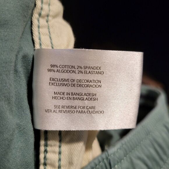 GAP Jogger Flat Front Shorts 7" Inseam, Teal Green, Mens Size XL - Picture 7 of 7